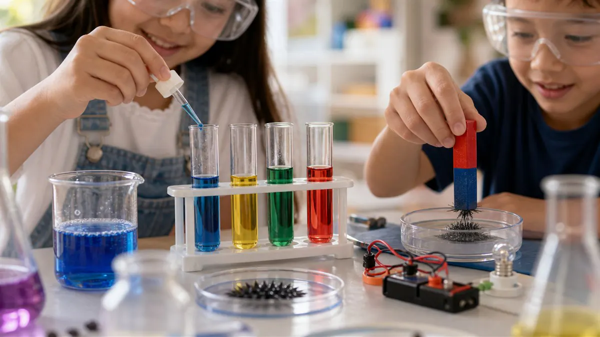 Kids Science Lab template cover