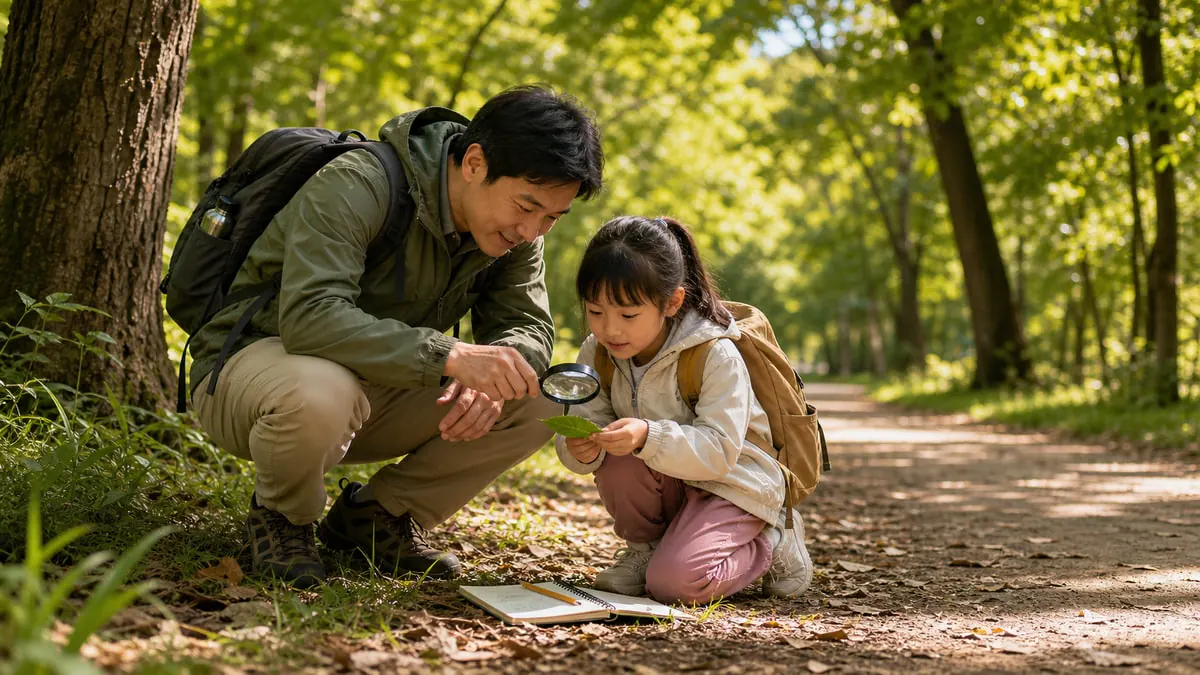 Family Nature Walk template cover