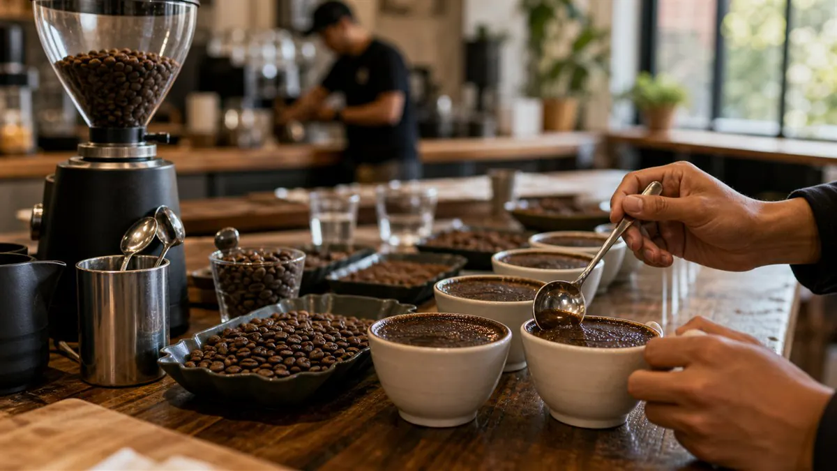 Neighborhood Coffee Cupping Club template cover