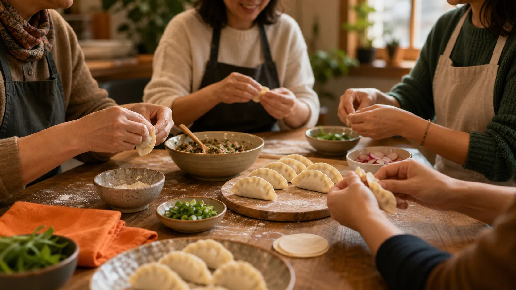 Cultural Cooking Table template cover