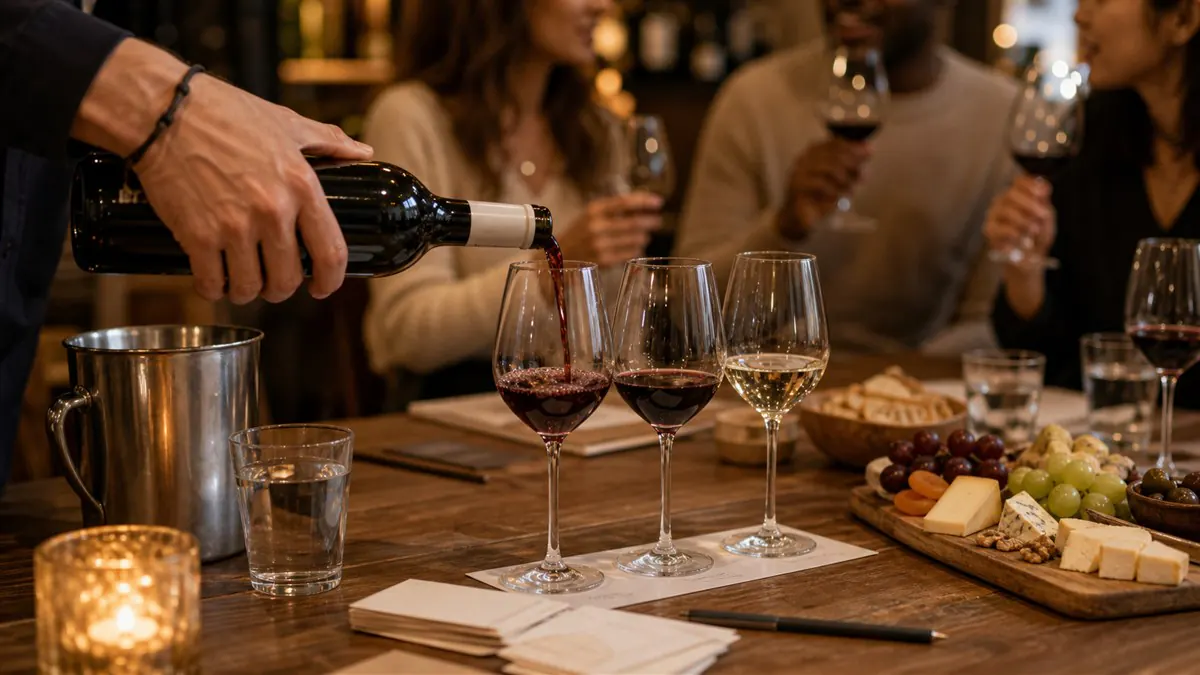 Wine Tasting Social template cover
