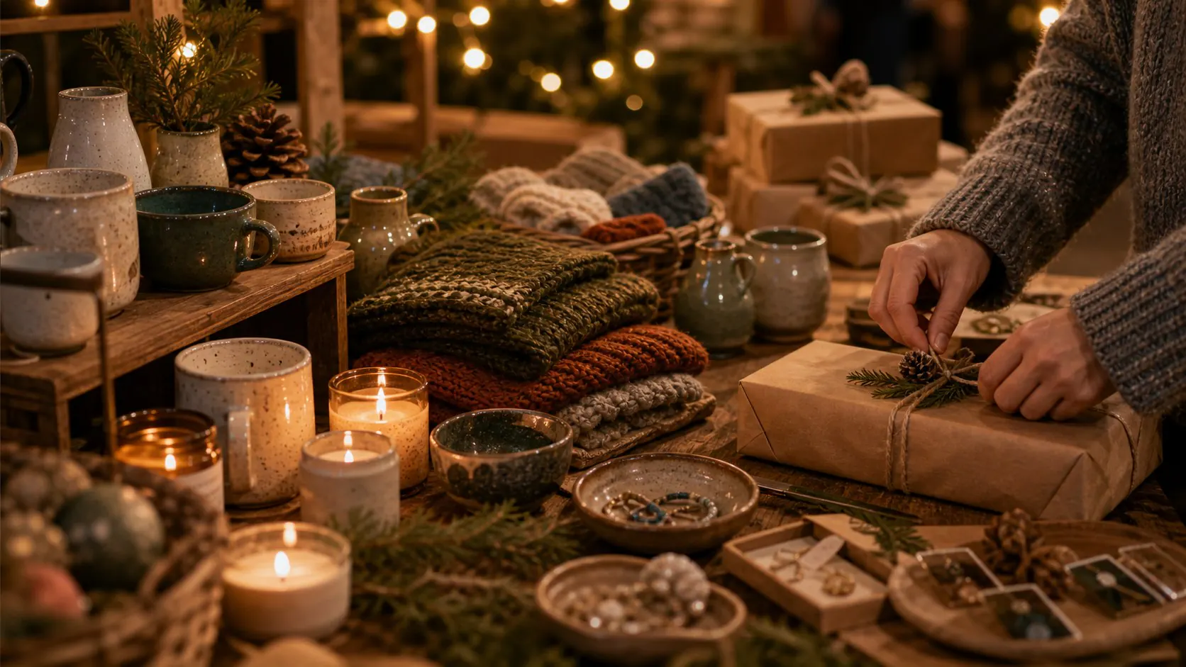 Tiny Holiday Maker Market template cover