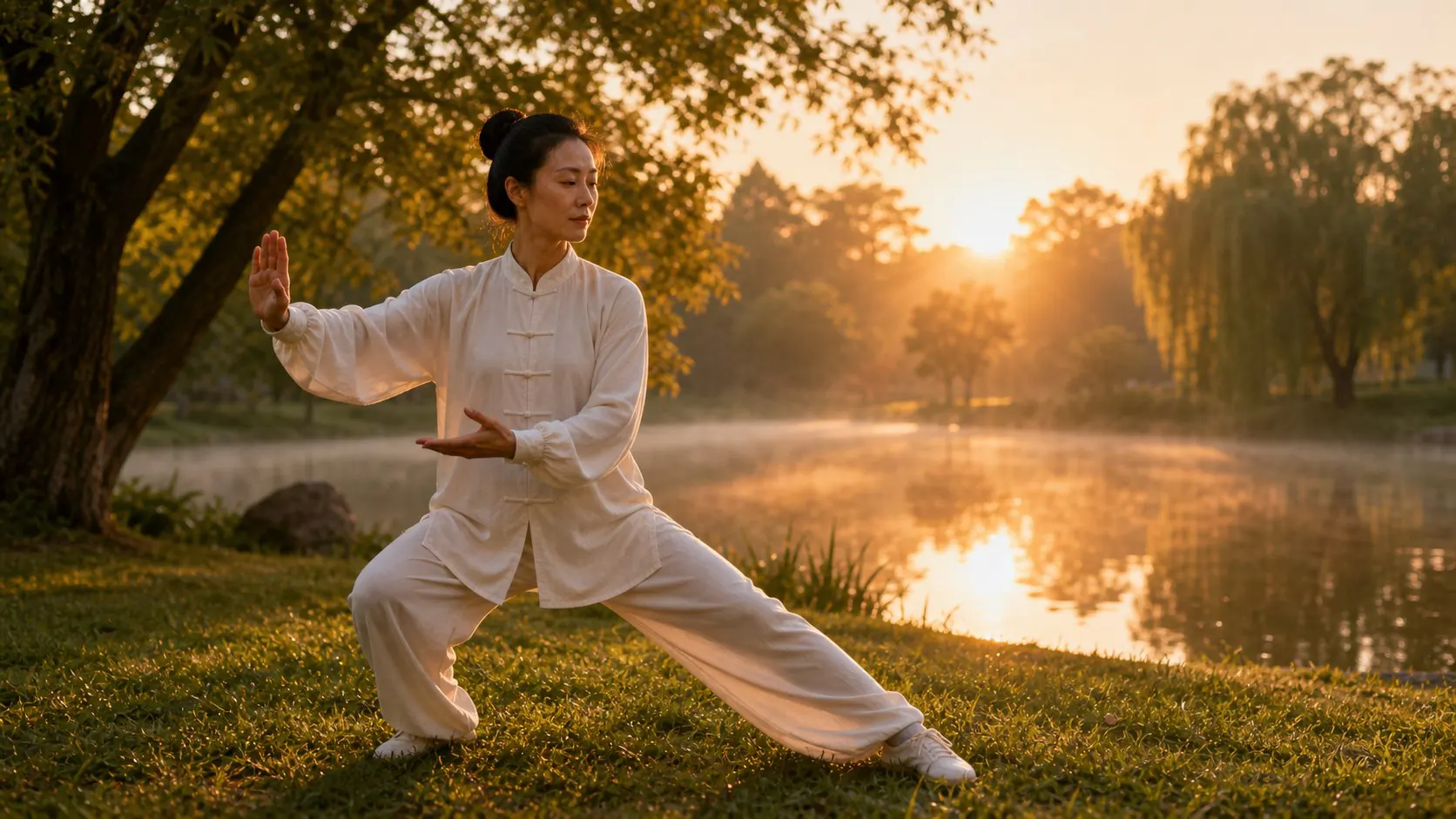 Tai Chi Morning Practice template cover